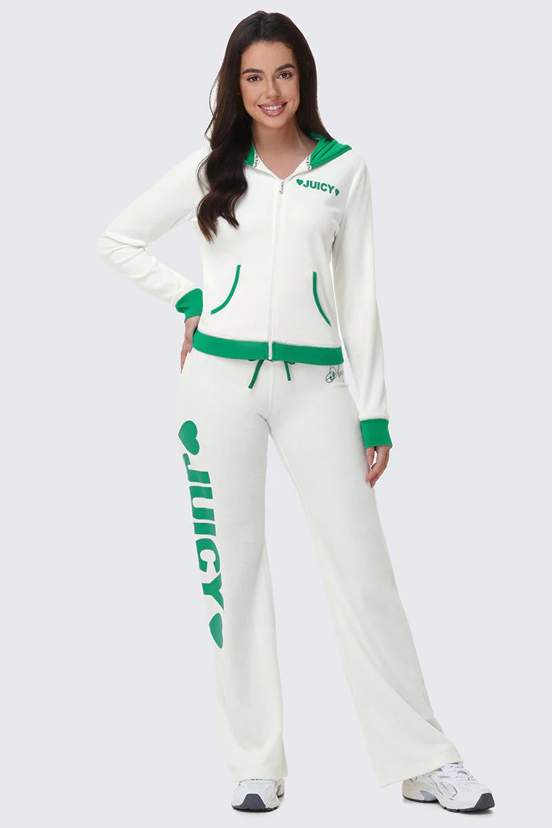 Contrast Trim Logo Hoodie - Image 5