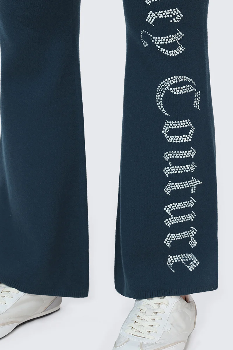 Big Bling Knit Flare Pants - Image 3