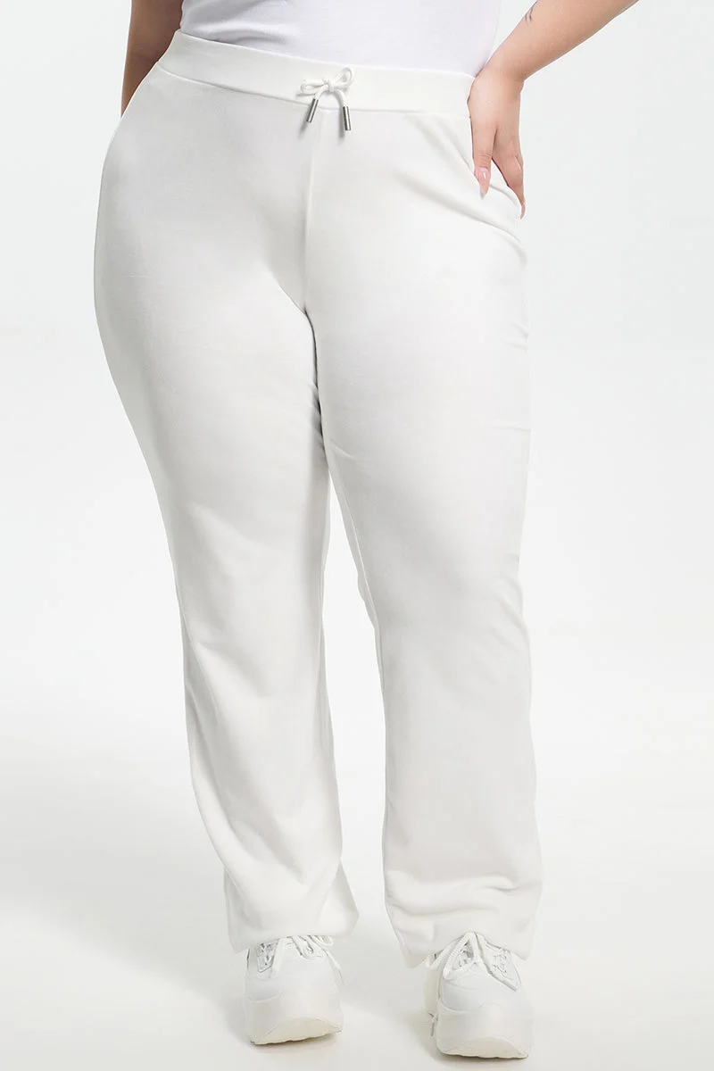 Bride Customizable Big Bling Velour Track Pants - Image 6