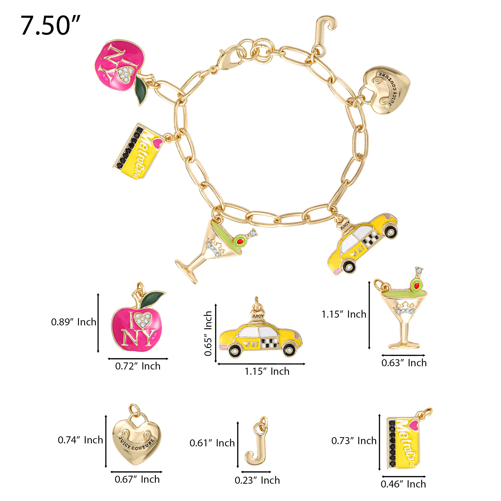City Icons Charm Bracelet - Image 4