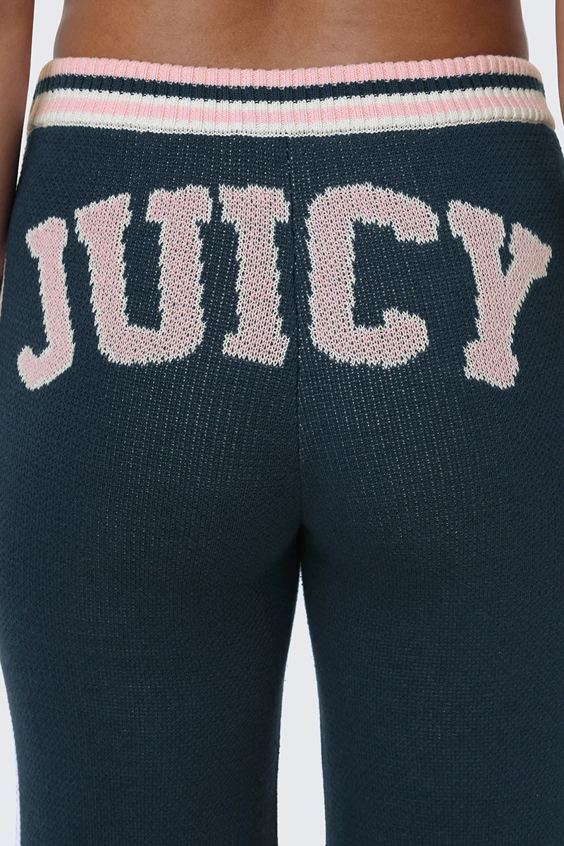 Collegiate Knit Wide Leg Pants - Image 3