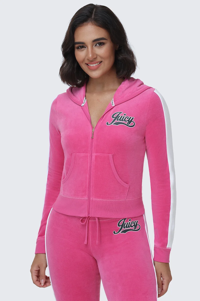 Cotton Velour Hoodie - Image 3