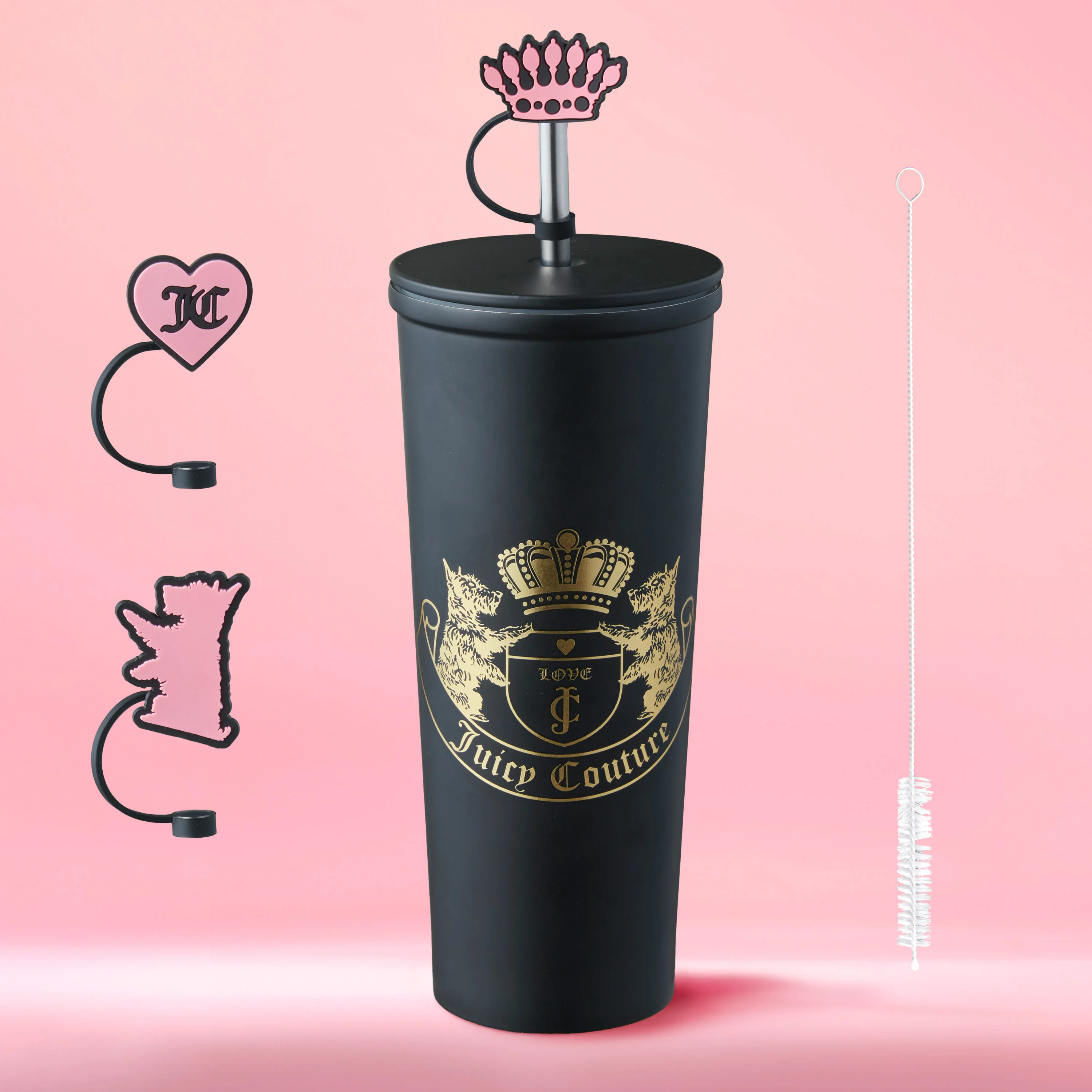 Couture Hydration Stainless Steel Tumbler Cup 6-Piece Set - Image 2
