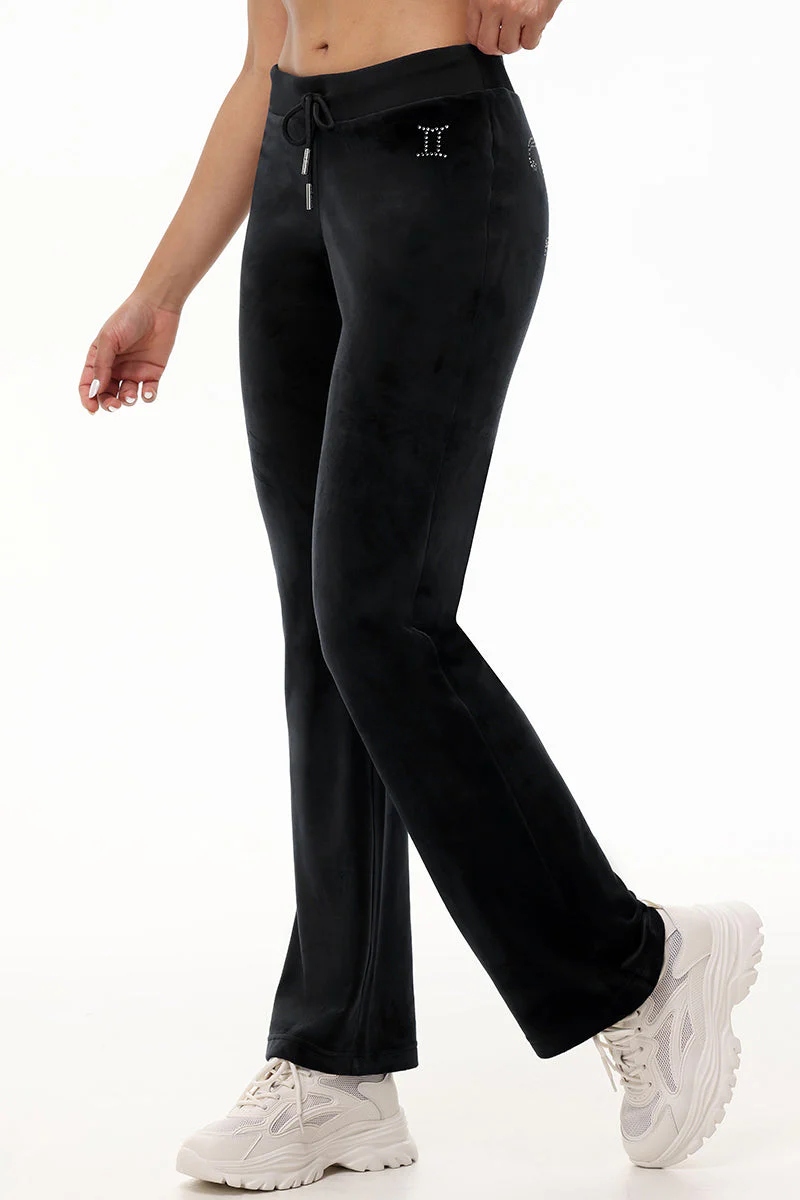 Custom Zodiac OG Big Bling Velour Track Pants - Image 6