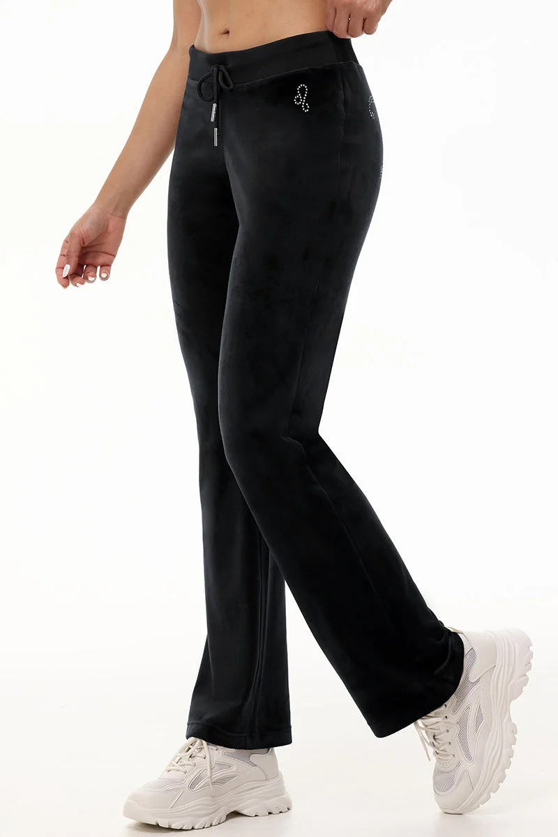 Custom Zodiac OG Big Bling Velour Track Pants - Image 8