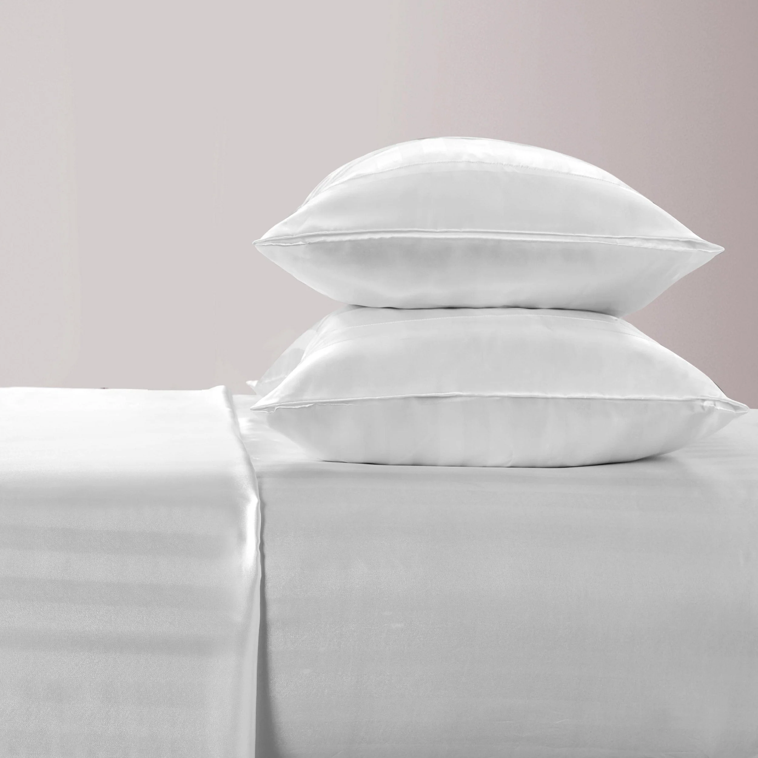 Damask Stripe Satin Sheet Set - Image 5