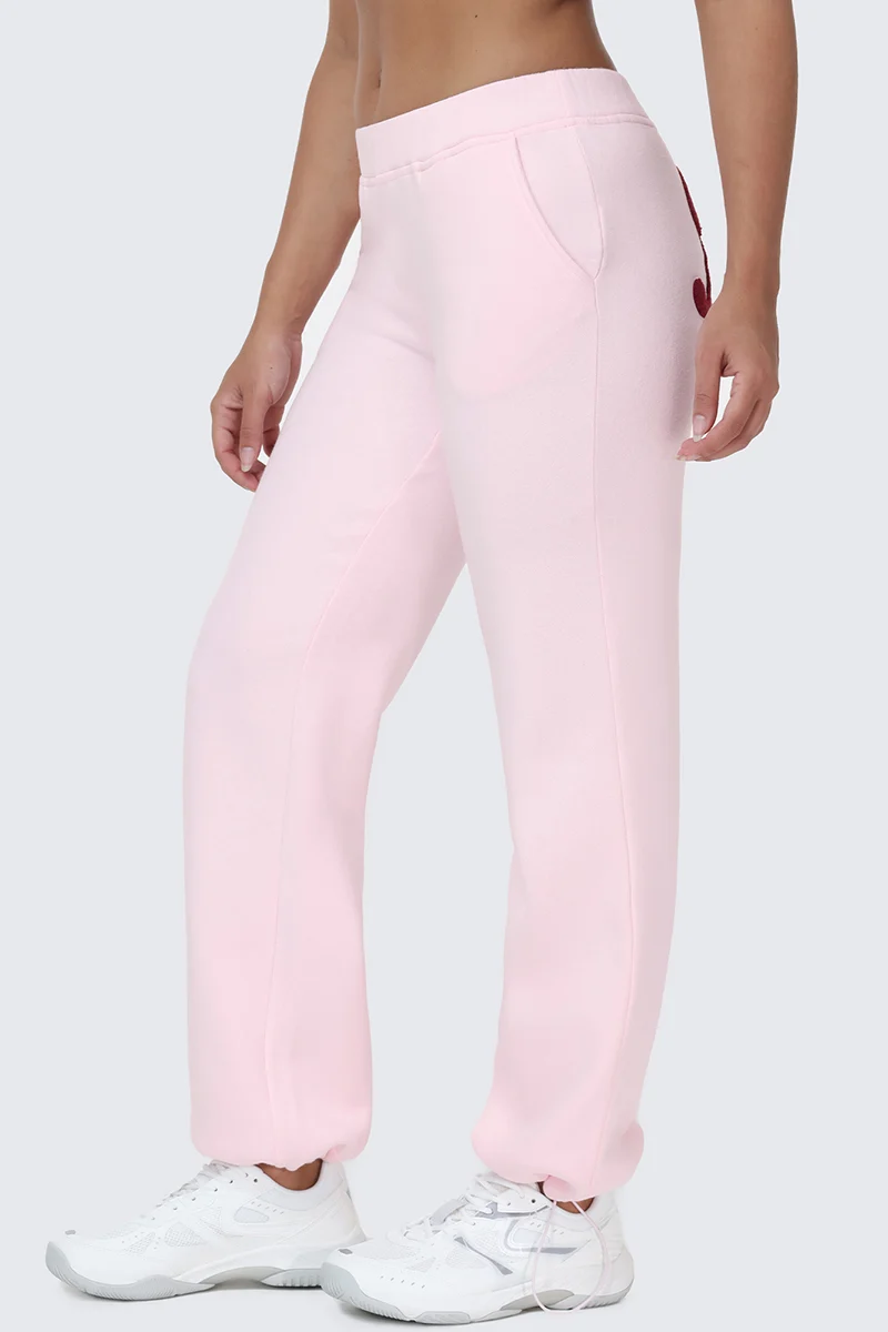 Embroidered Knit Bubble Leg Pants - Image 4