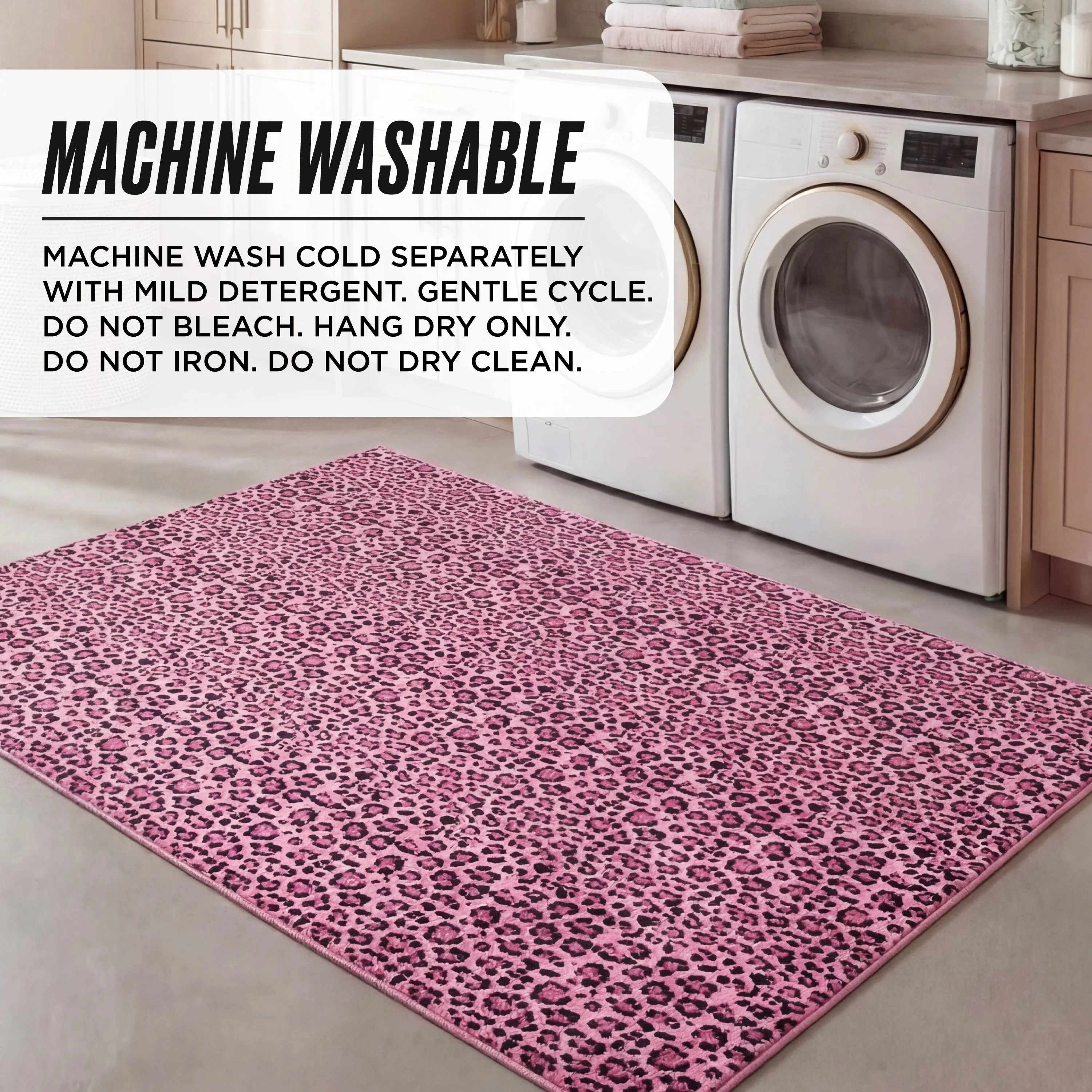 Finely Washable Rug, 5' x 7' - Image 5