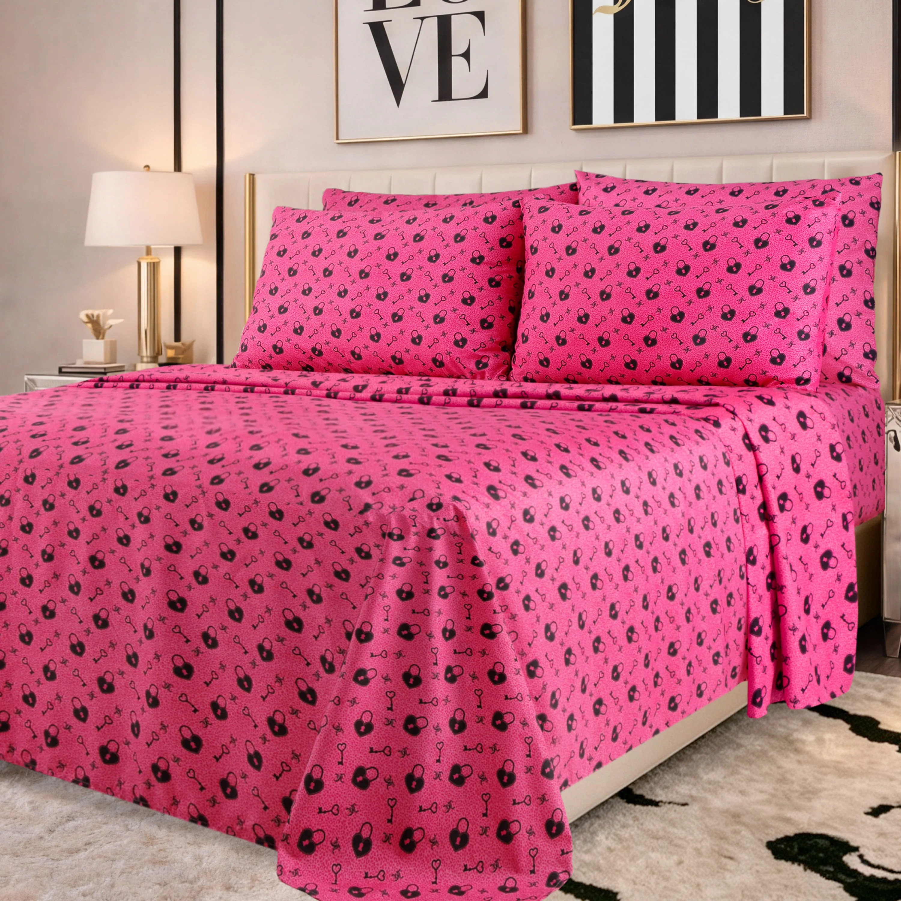 Microfiber Sheet Set With Extra Pillowcases - Image 2