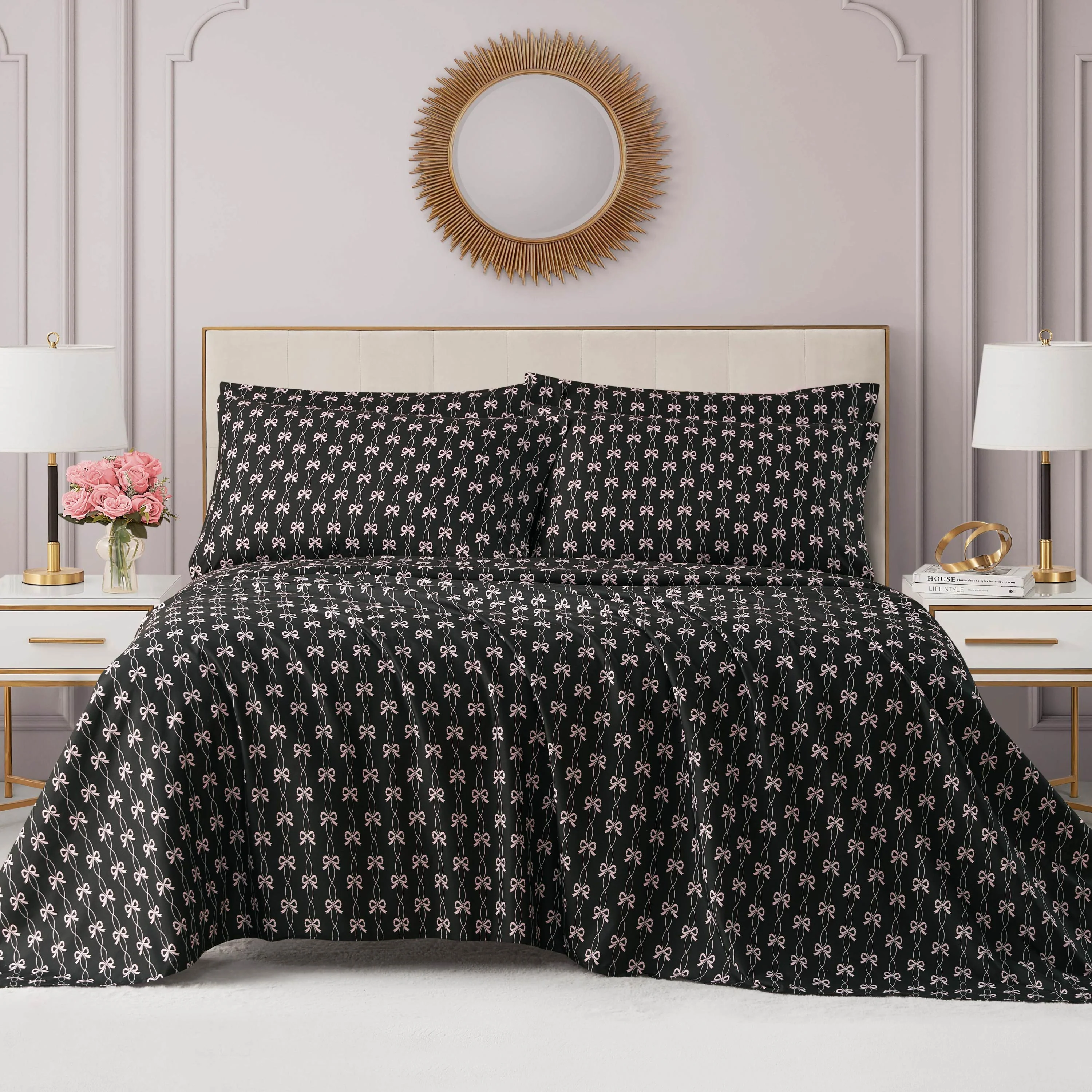 Microfiber Sheet Set With Extra Pillowcases