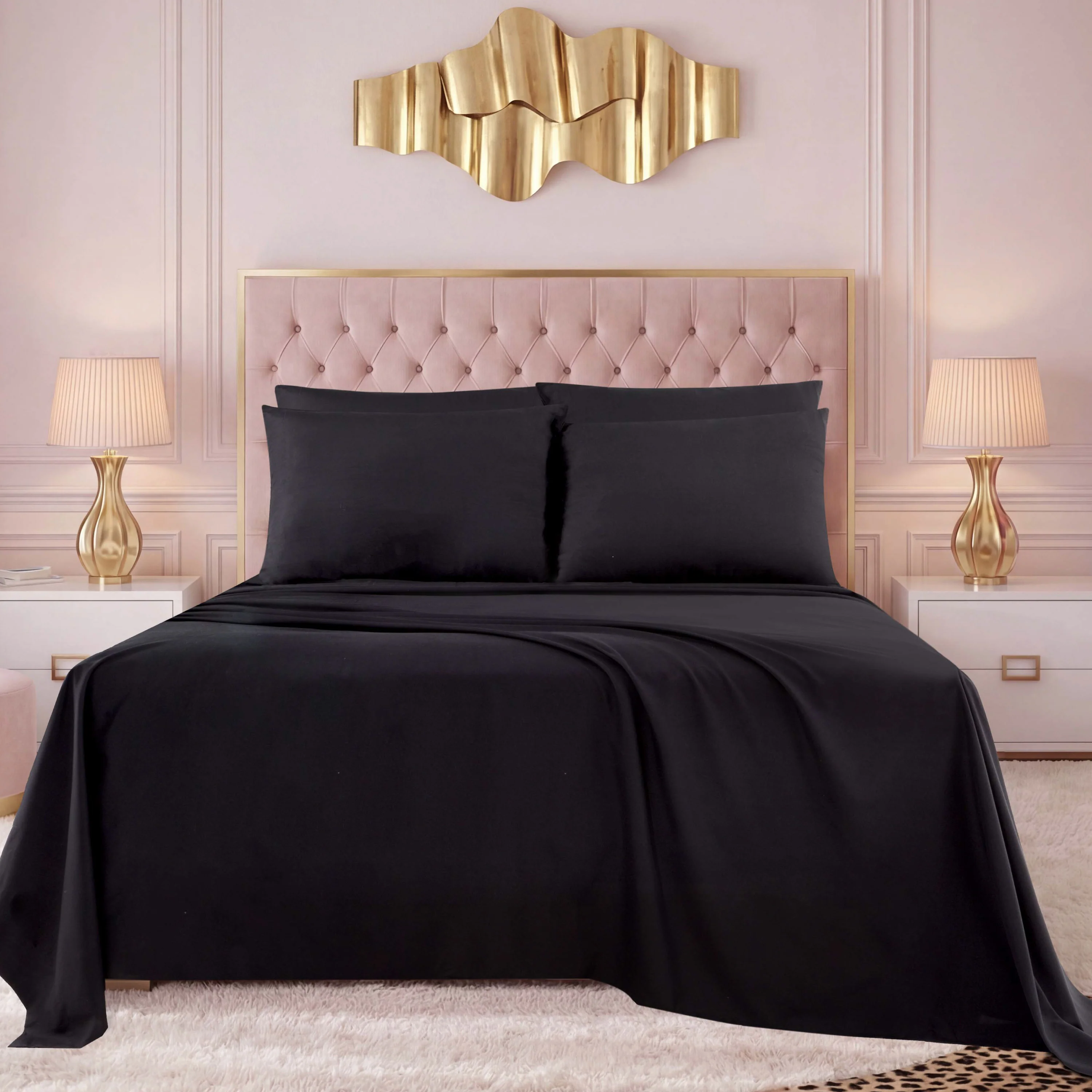 Microfiber Sheet Set With Extra Pillowcases