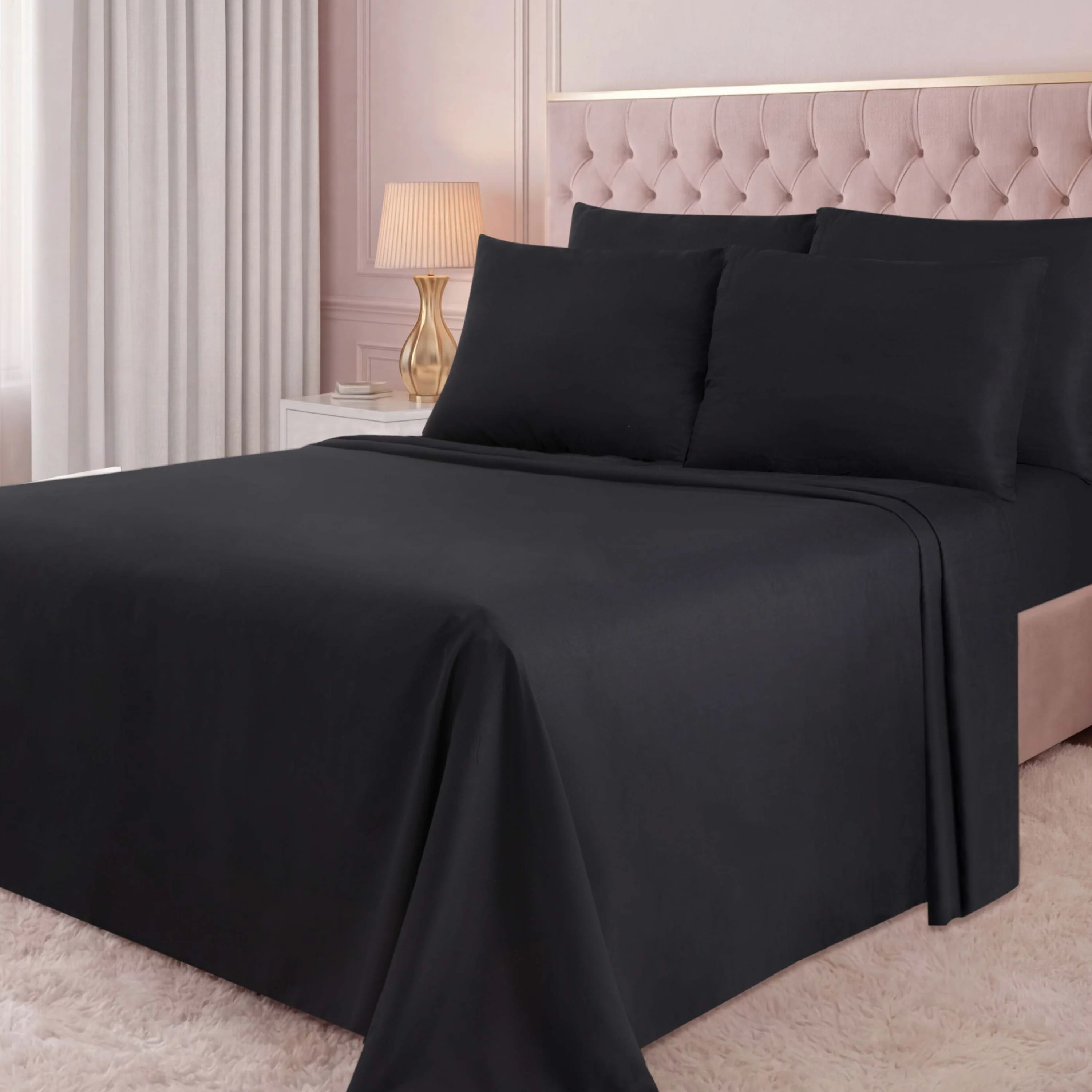 Microfiber Sheet Set With Extra Pillowcases - Image 3