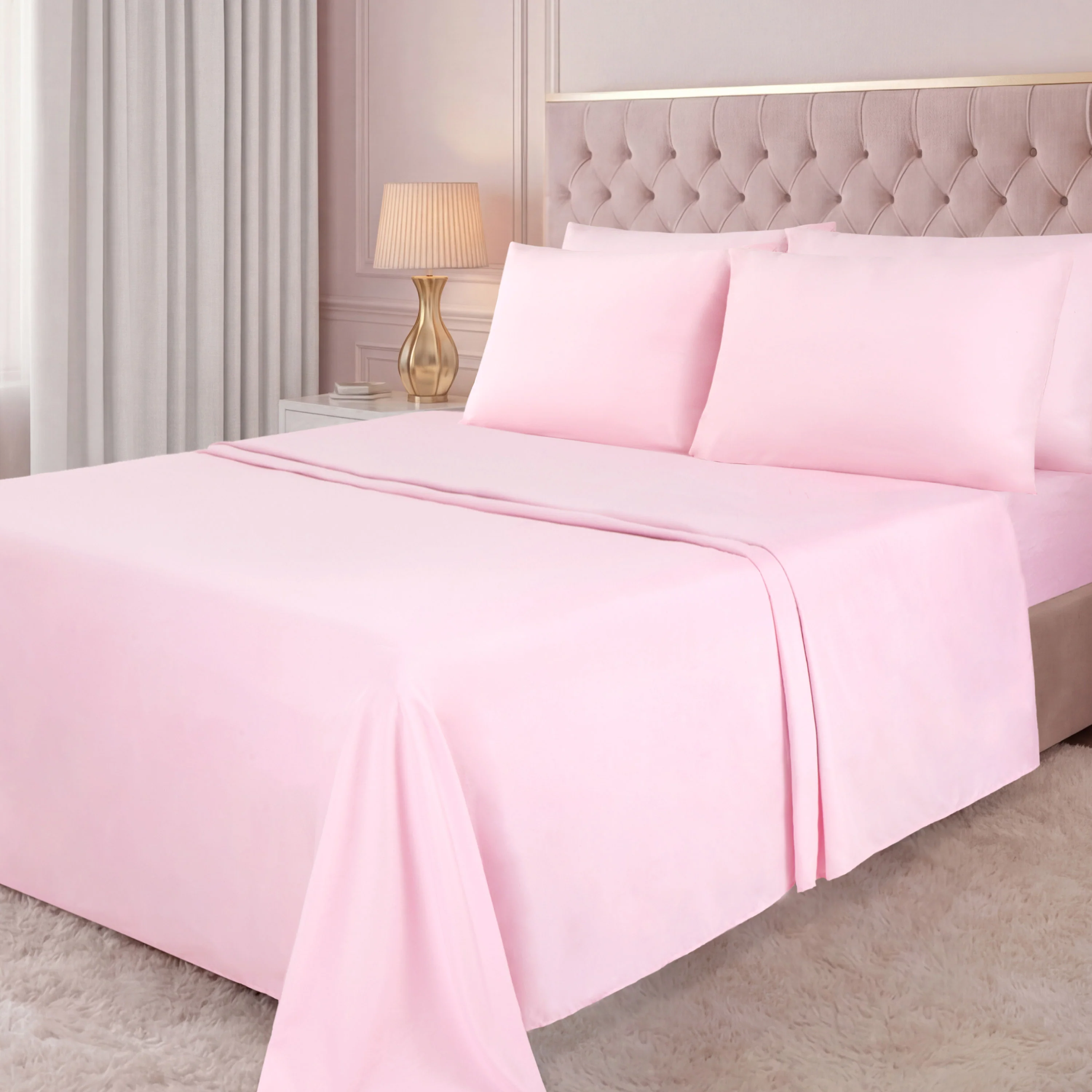 Microfiber Sheet Set With Extra Pillowcases - Image 3