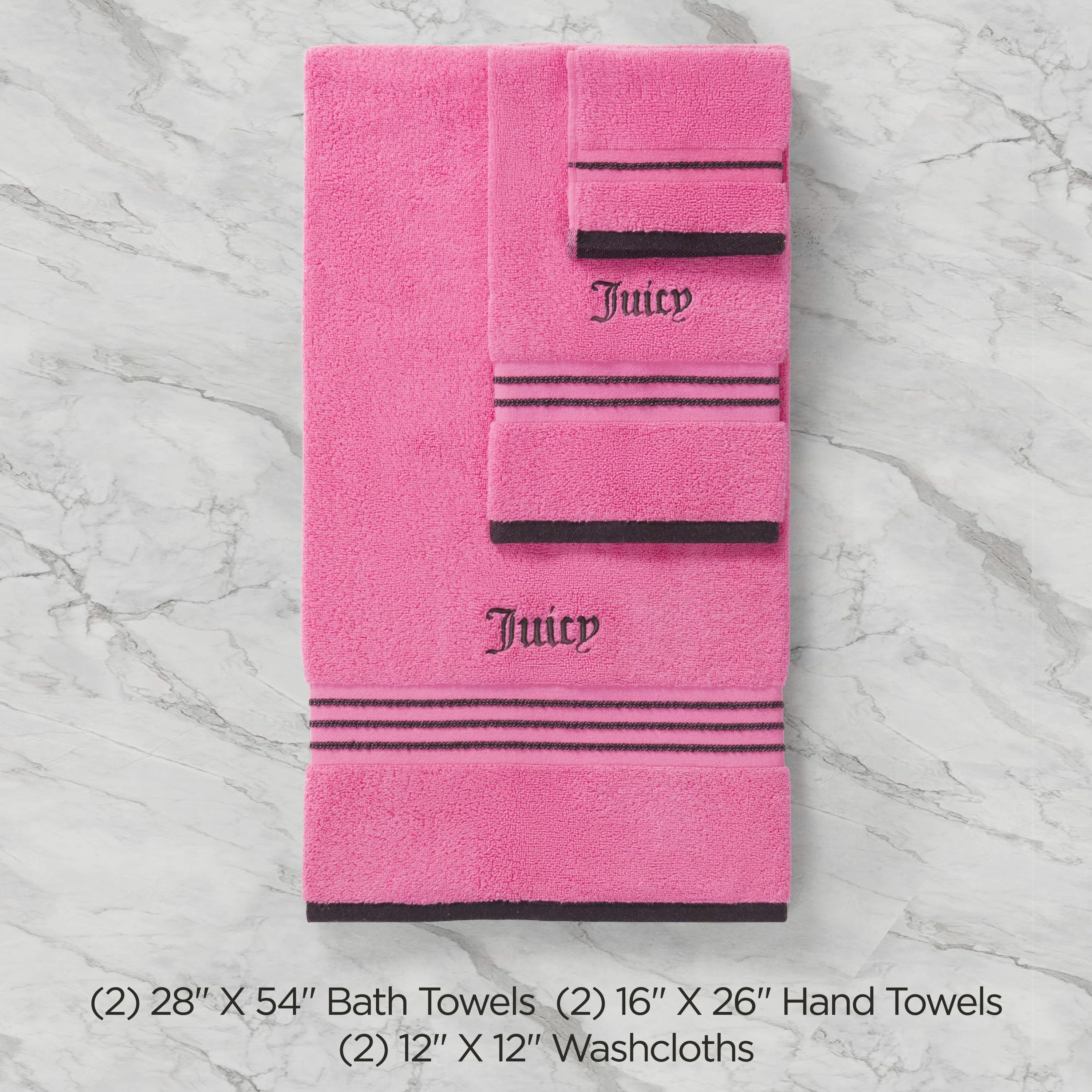 Neon Border Bath Towel Set - Image 2