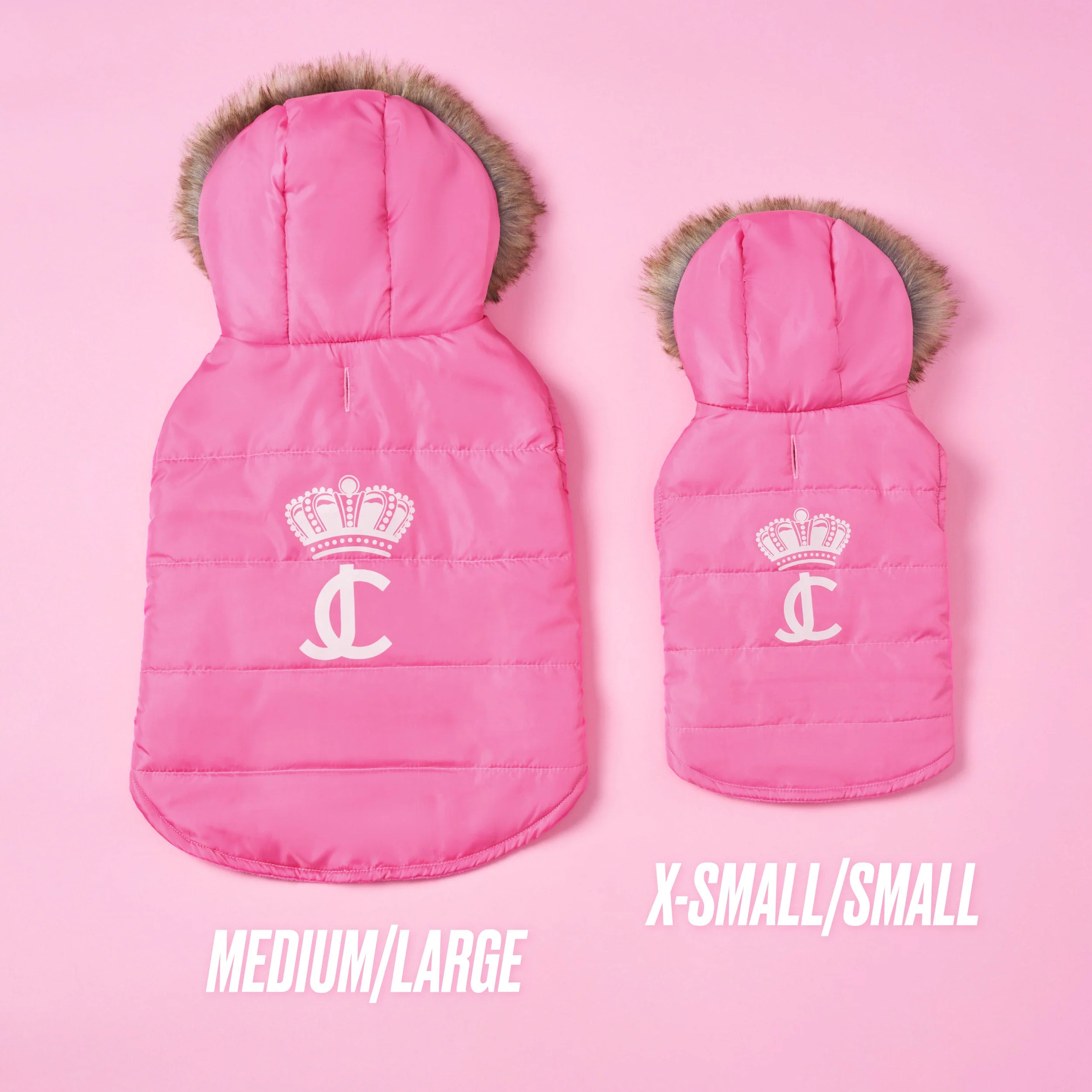 Pet Faux Fur Hooded Jacket - Image 5
