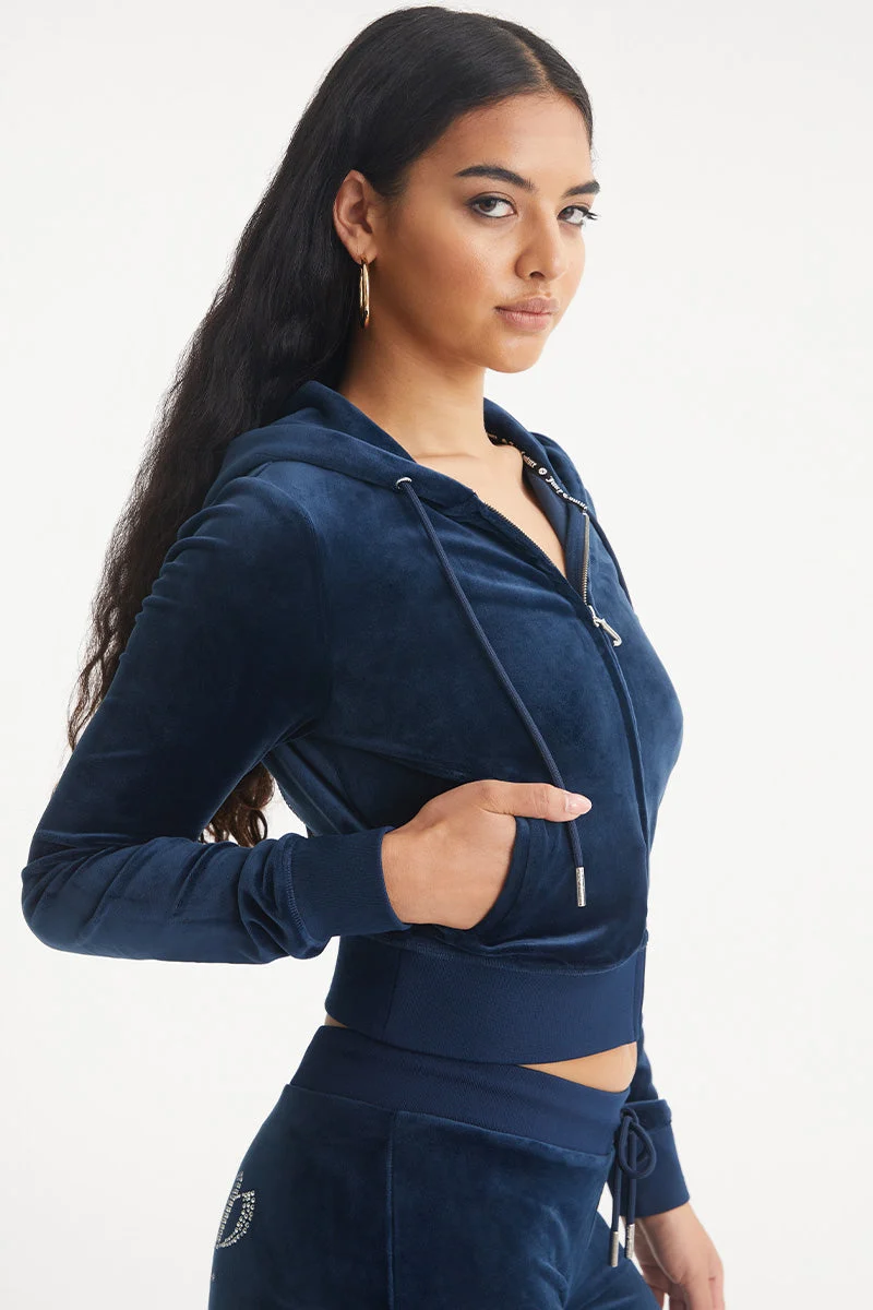 Pisces Customizable Big Bling Velour Hoodie - Image 4