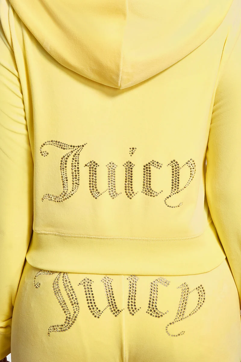Plus-Size OG Big Bling Velour Hoodie - Image 3