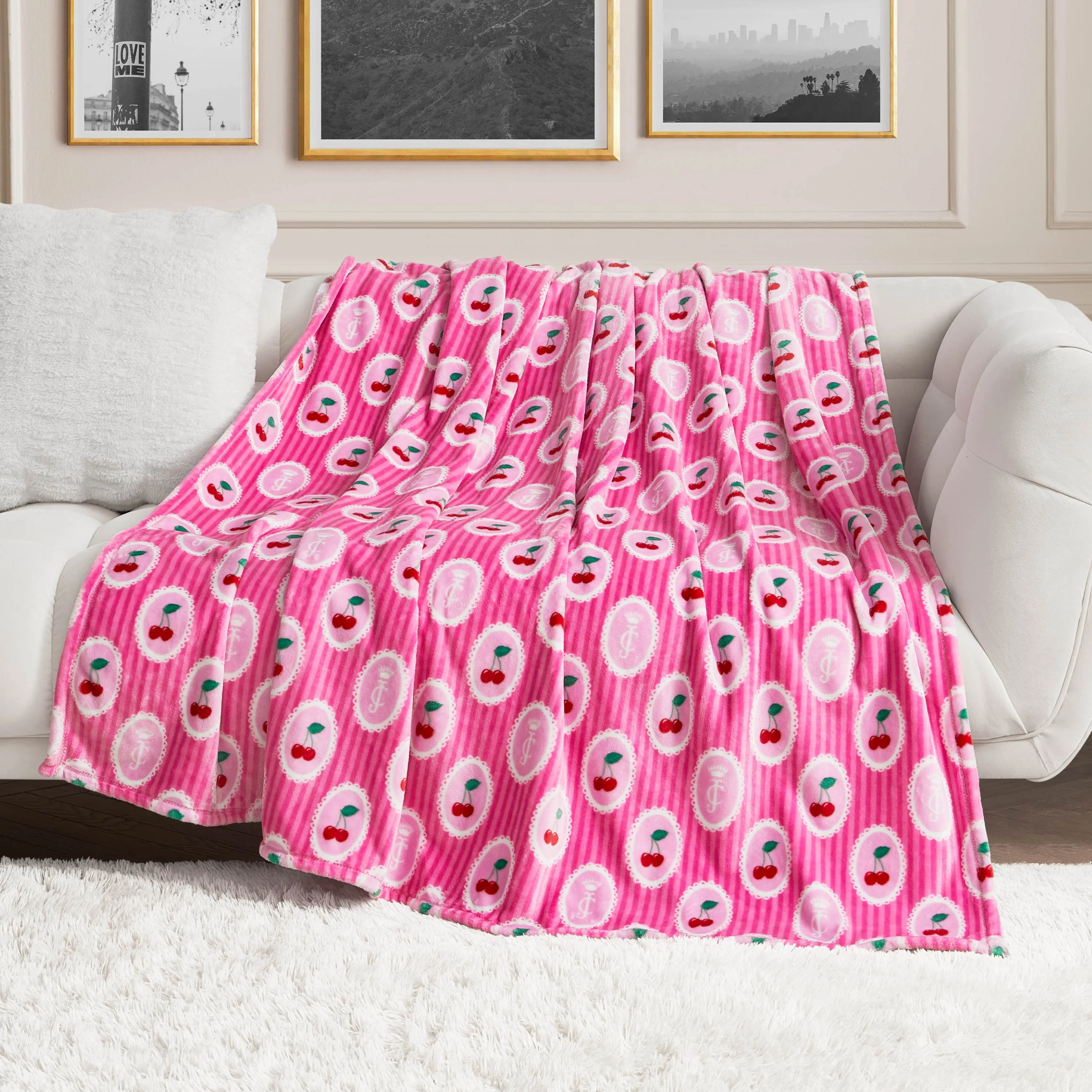 Plush Oversized Throw Blanket, 60" x 90"