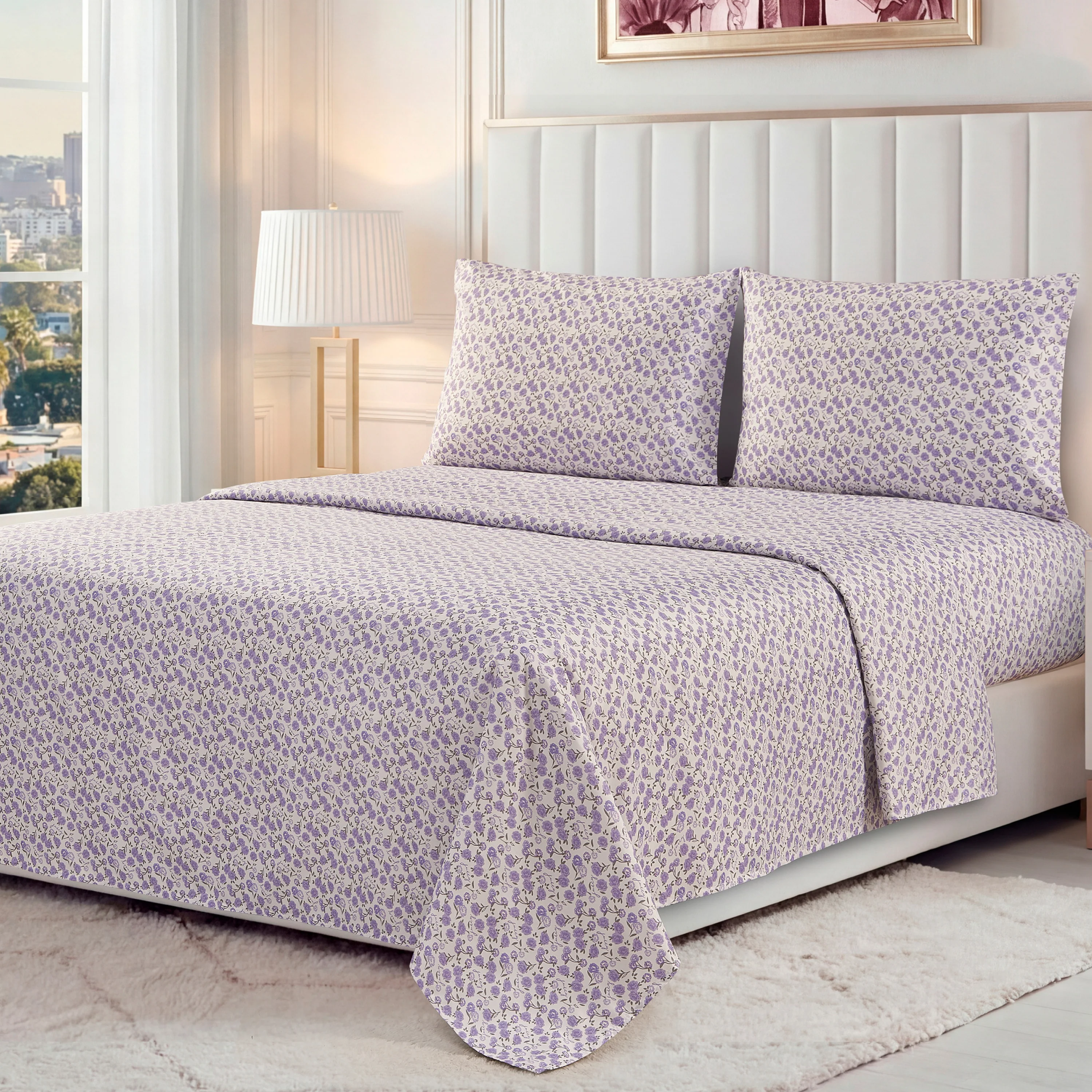 Printed Microfiber Sheet Set - Image 5