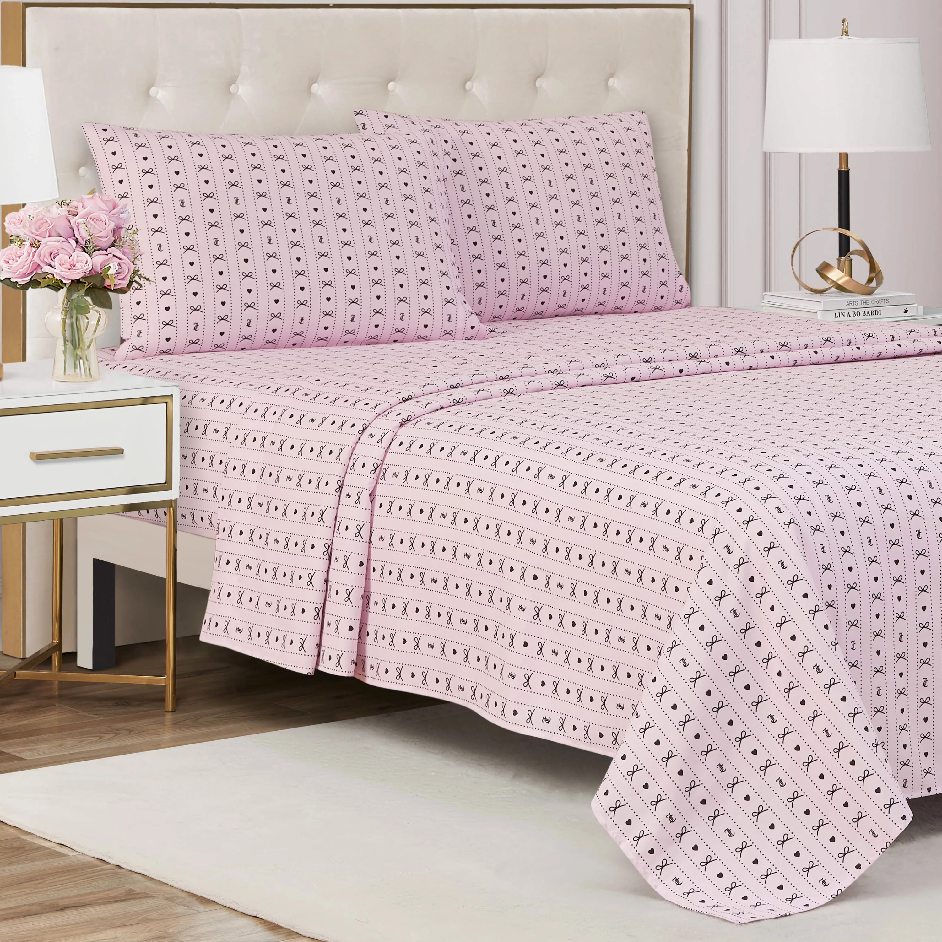 Printed Microfiber Sheet Set - Image 5