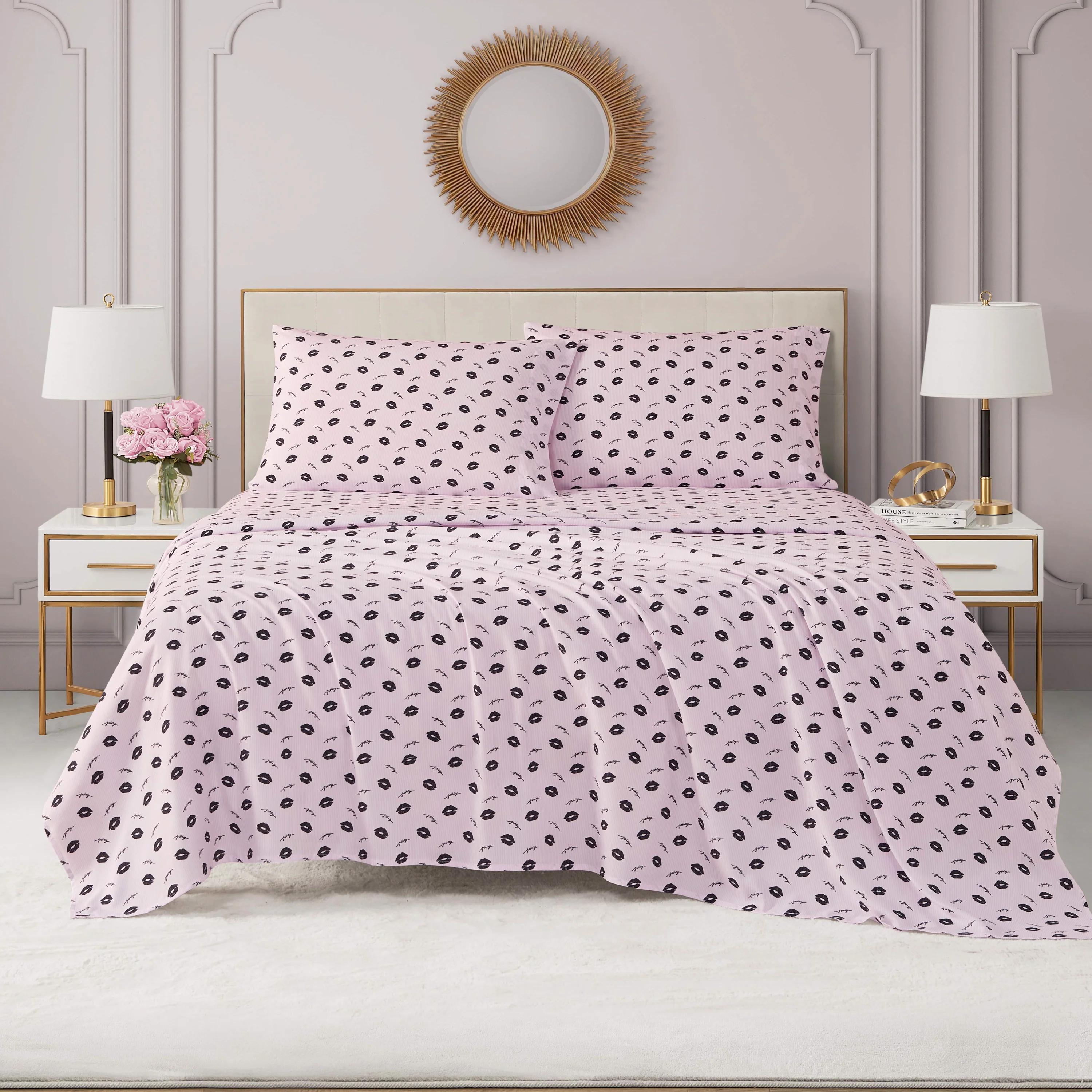Printed Microfiber Sheet Set - Image 3