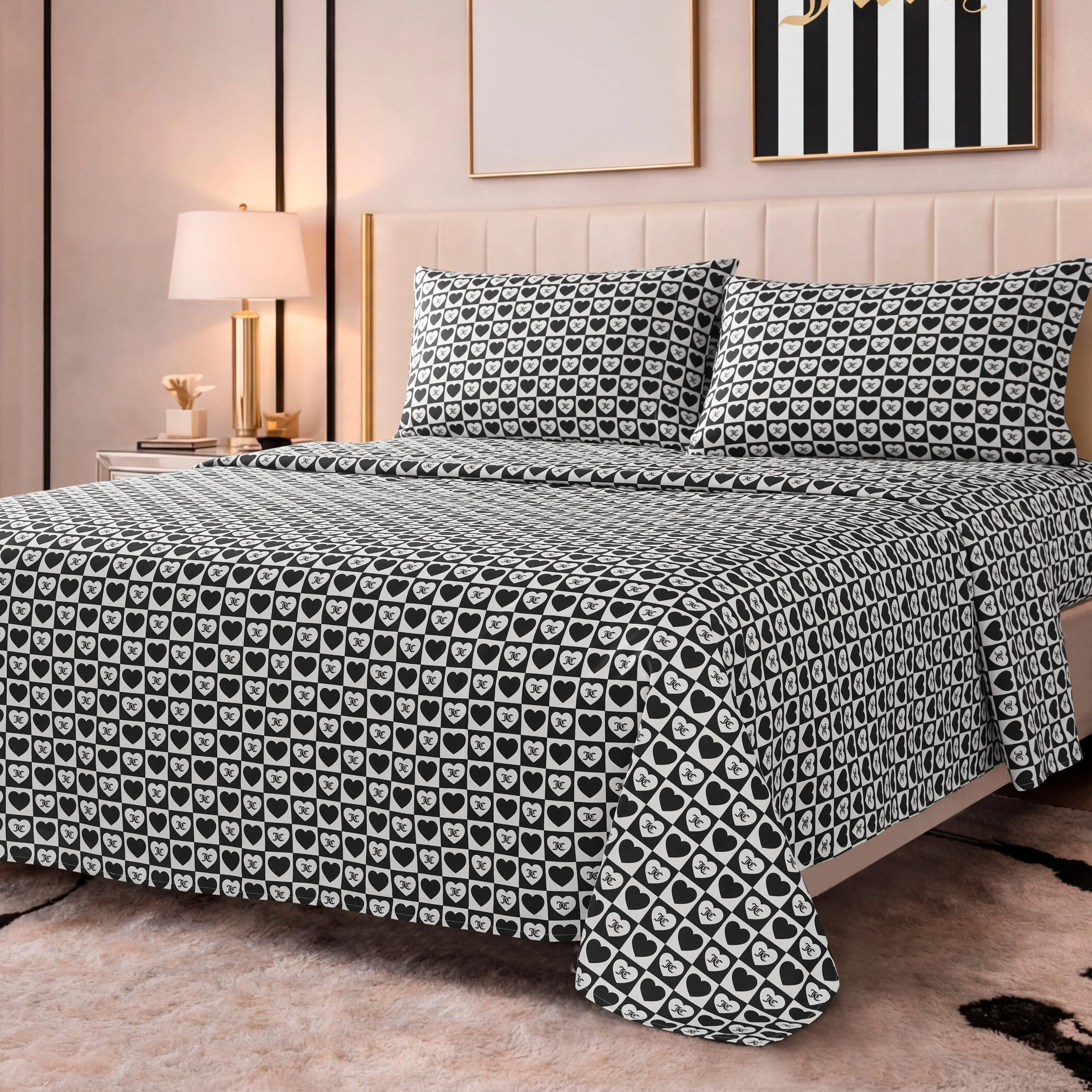 Printed Microfiber Sheet Set - Image 5