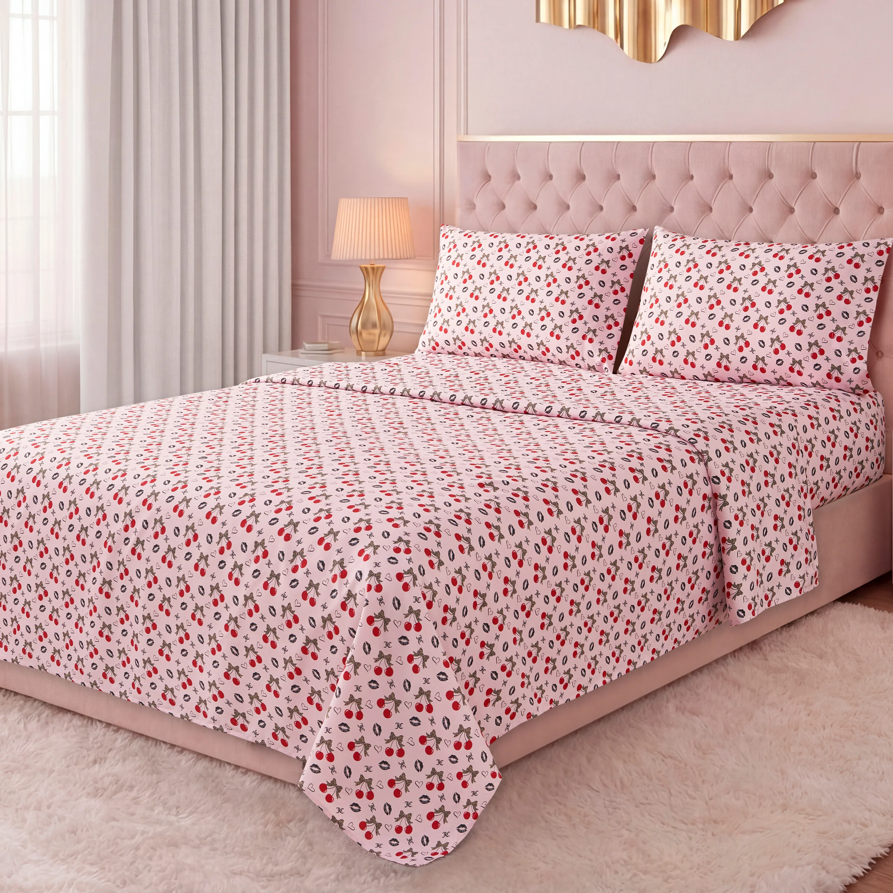 Printed Microfiber Sheet Set - Image 5