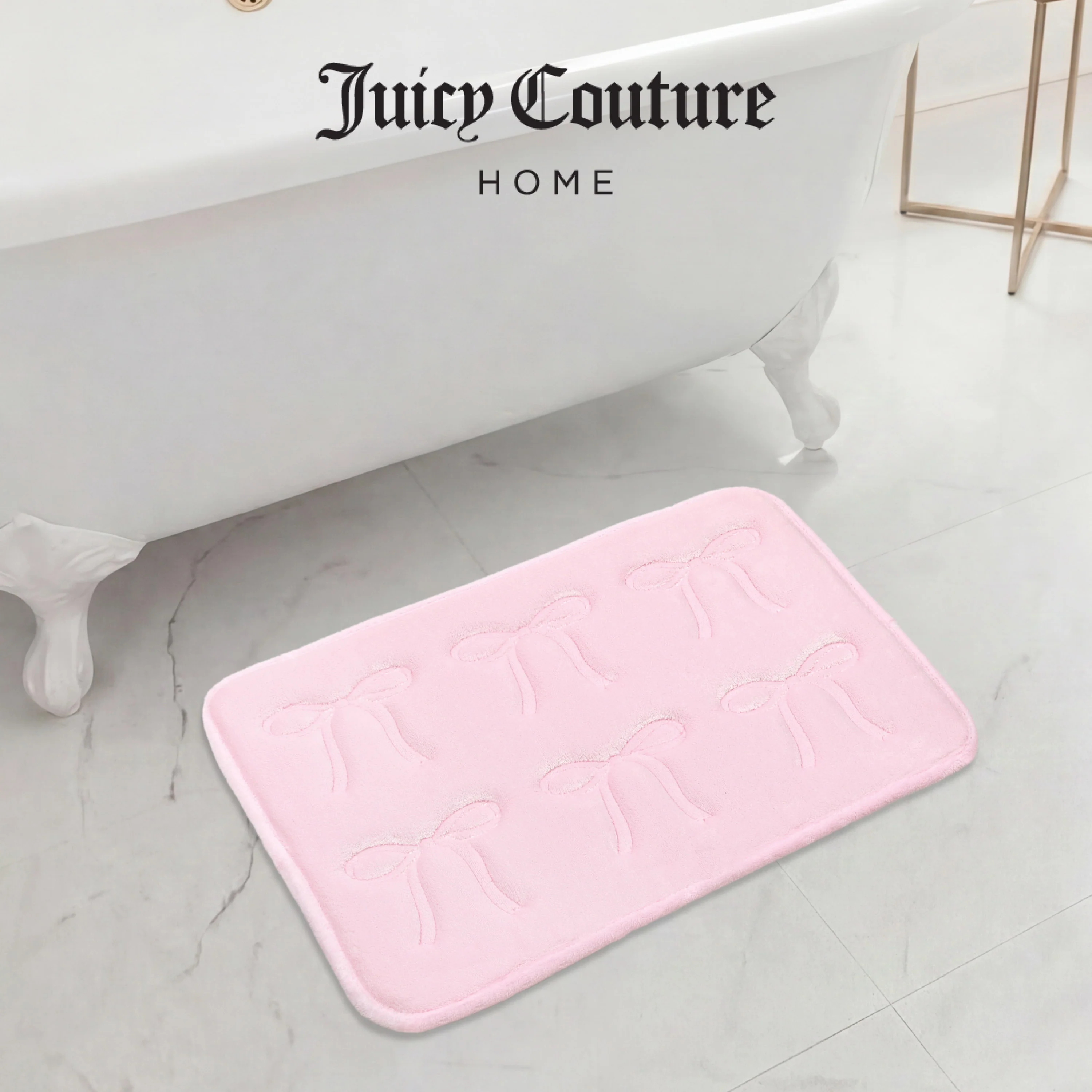 Quilted Memory Foam Bath Mat, 17" x 24" - Image 3