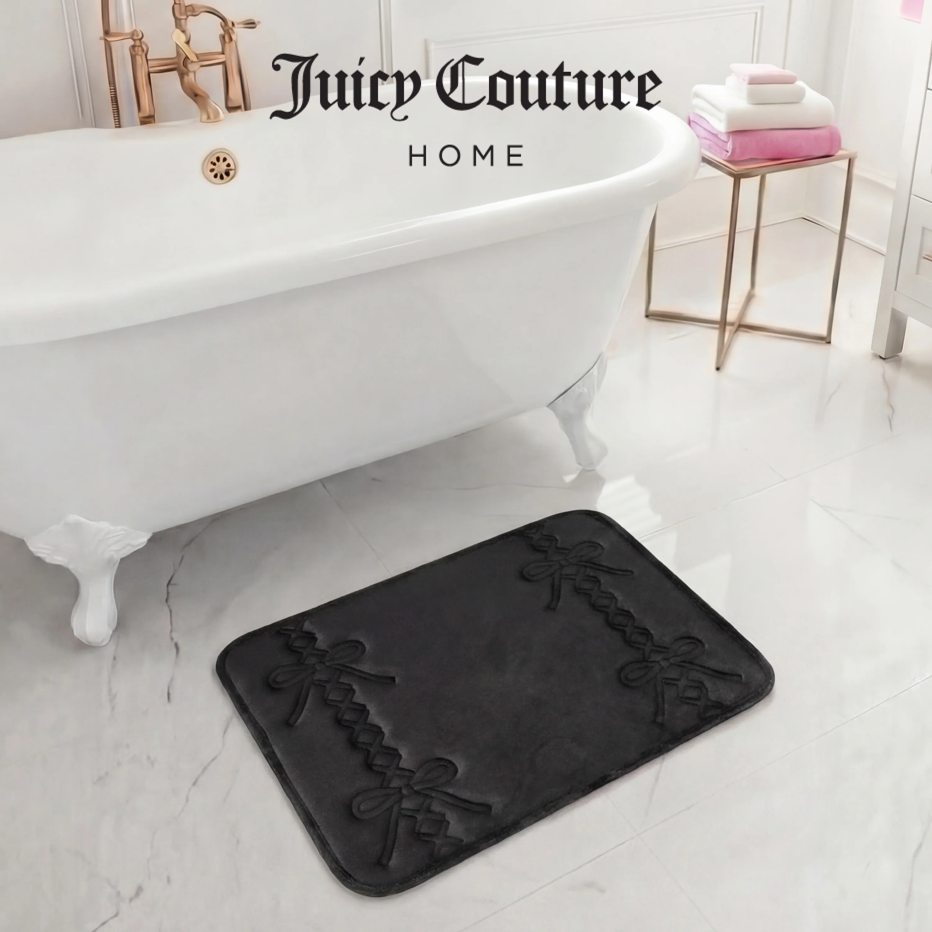 Quilted Memory Foam Bath Mat, 17" x 24" - Image 3
