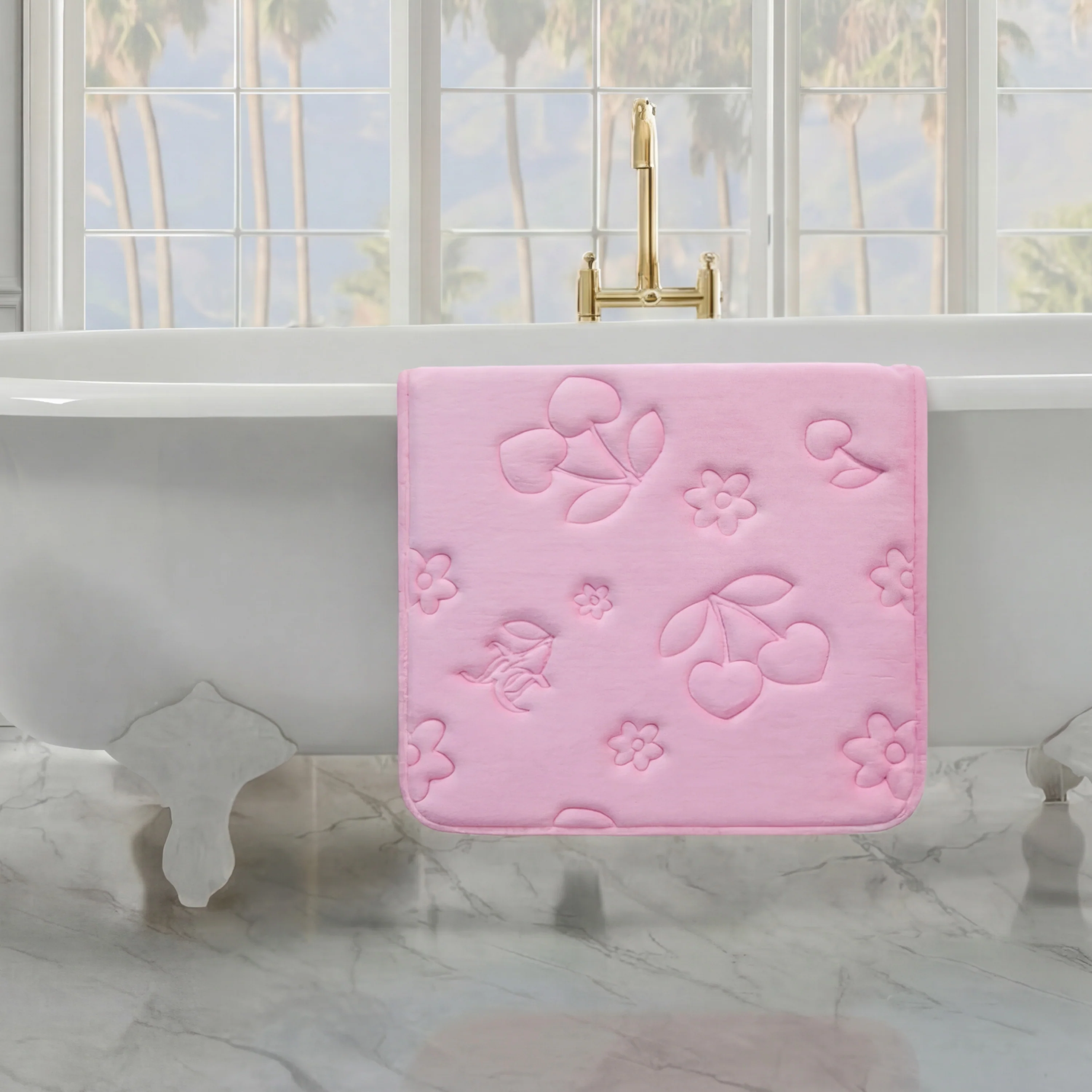 Quilted Memory Foam Bath Mat, 20" x 32" - Image 6