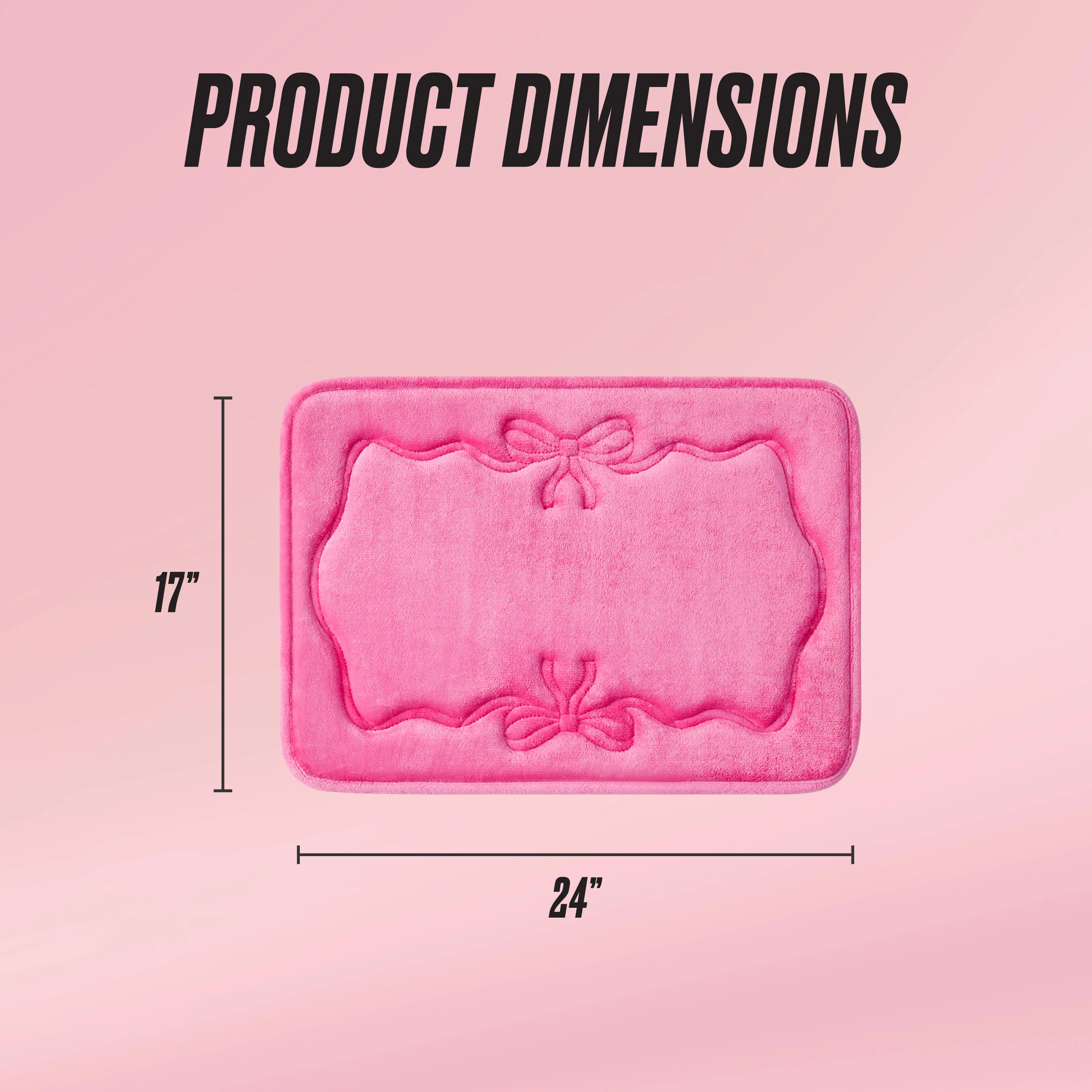 Quilted Memory Foam Bath Mat, 17" x 24" - Image 2