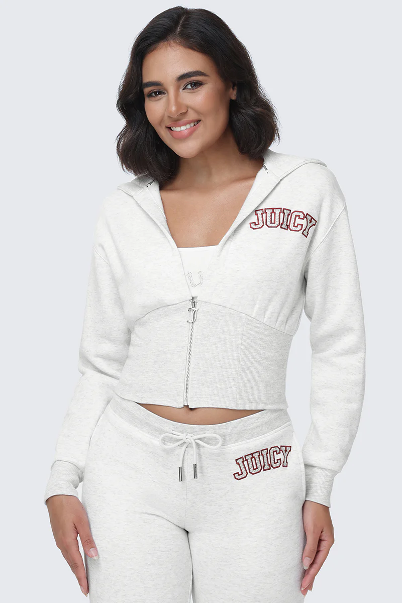 Small Bling Fleece Quarter Zip Hoodie - Image 4