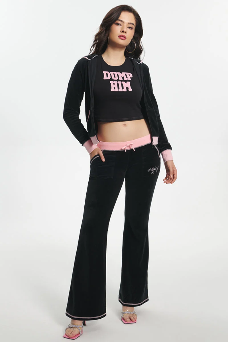 Sweetheart Cotton Velour Hoodie - Image 7