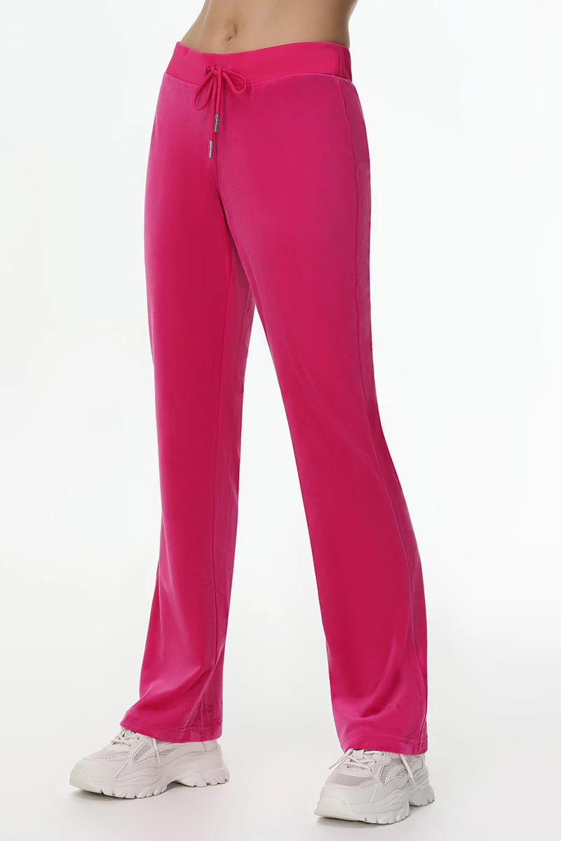 Technicolor Customizable Big Bling Velour Track Pants - Image 9